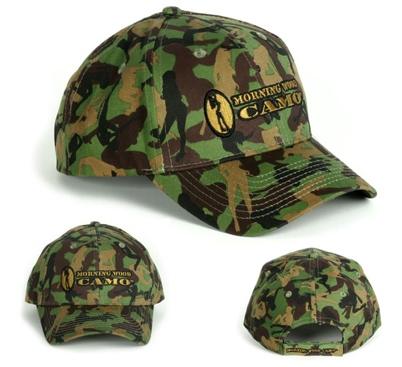 Green Morning Wood Camo logo ball cap bow hunting hat eBay